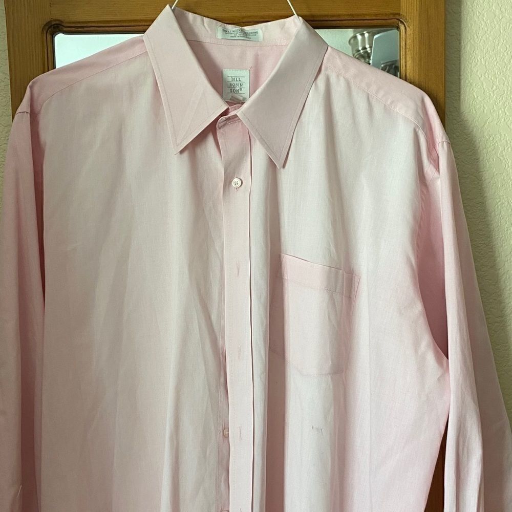𝅺Bill Robinson Pale Pink Dress Shirt